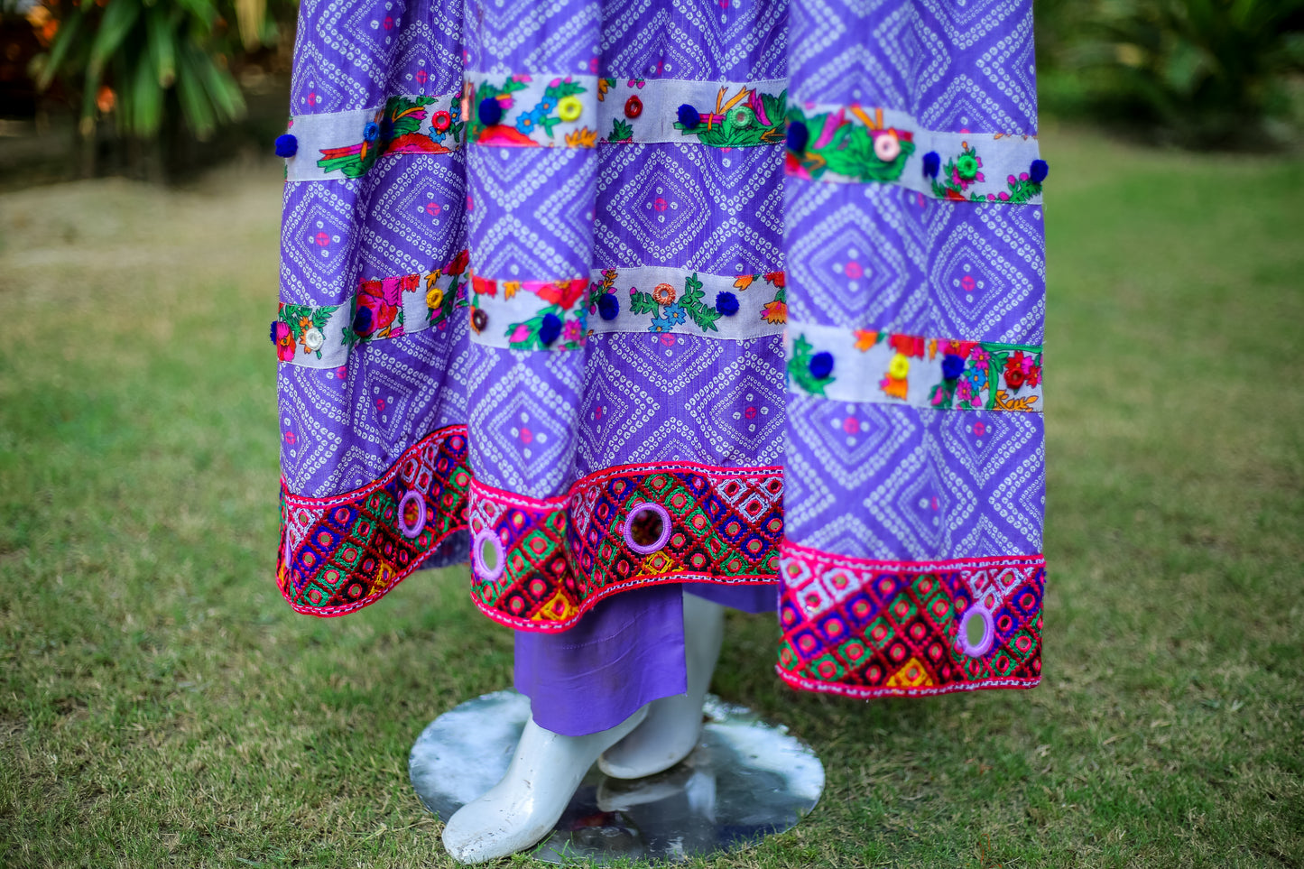 2-Piece Luxury Frock – Festive Ready-to-Wear (Cotton-Marina Blend)