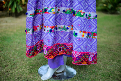 2-Piece Luxury Frock – Festive Ready-to-Wear (Cotton-Marina Blend)