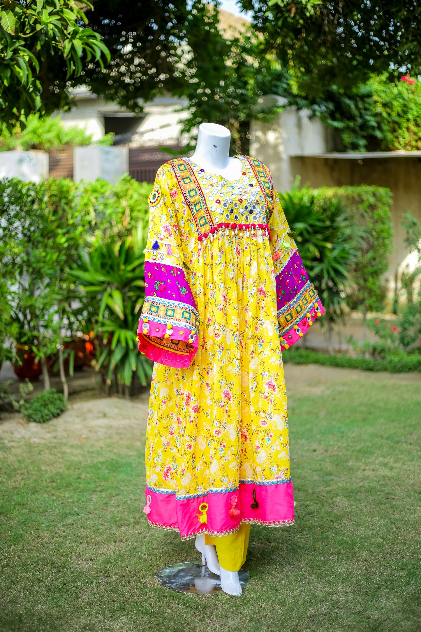 2-Piece Luxury Frock – Festive Ready-to-Wear (Cotton-Marina Blend)