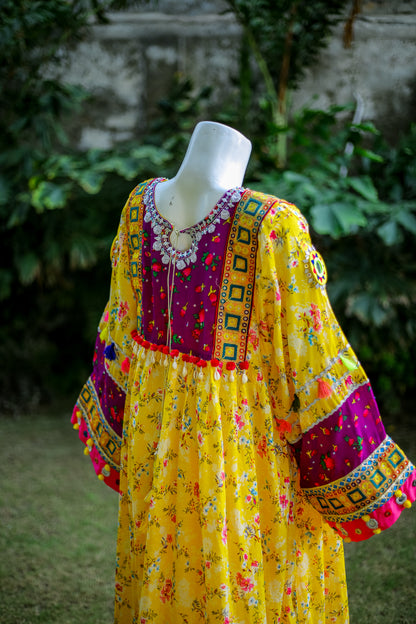 2-Piece Luxury Frock – Festive Ready-to-Wear (Cotton-Marina Blend)