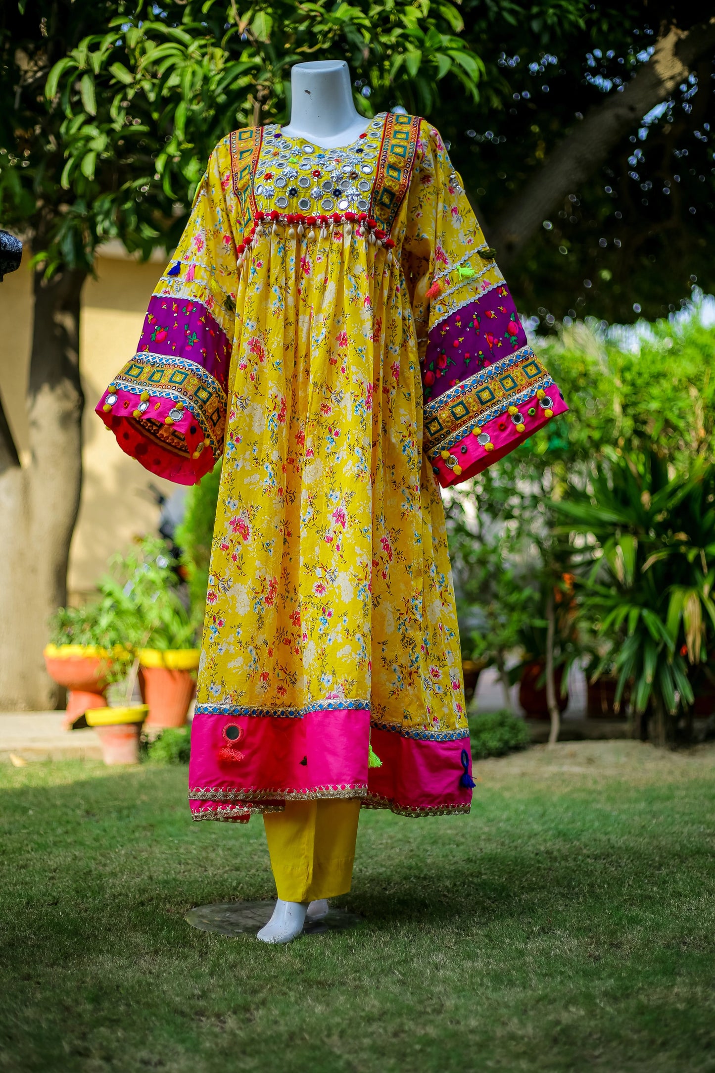 2-Piece Luxury Frock – Festive Ready-to-Wear (Cotton-Marina Blend)