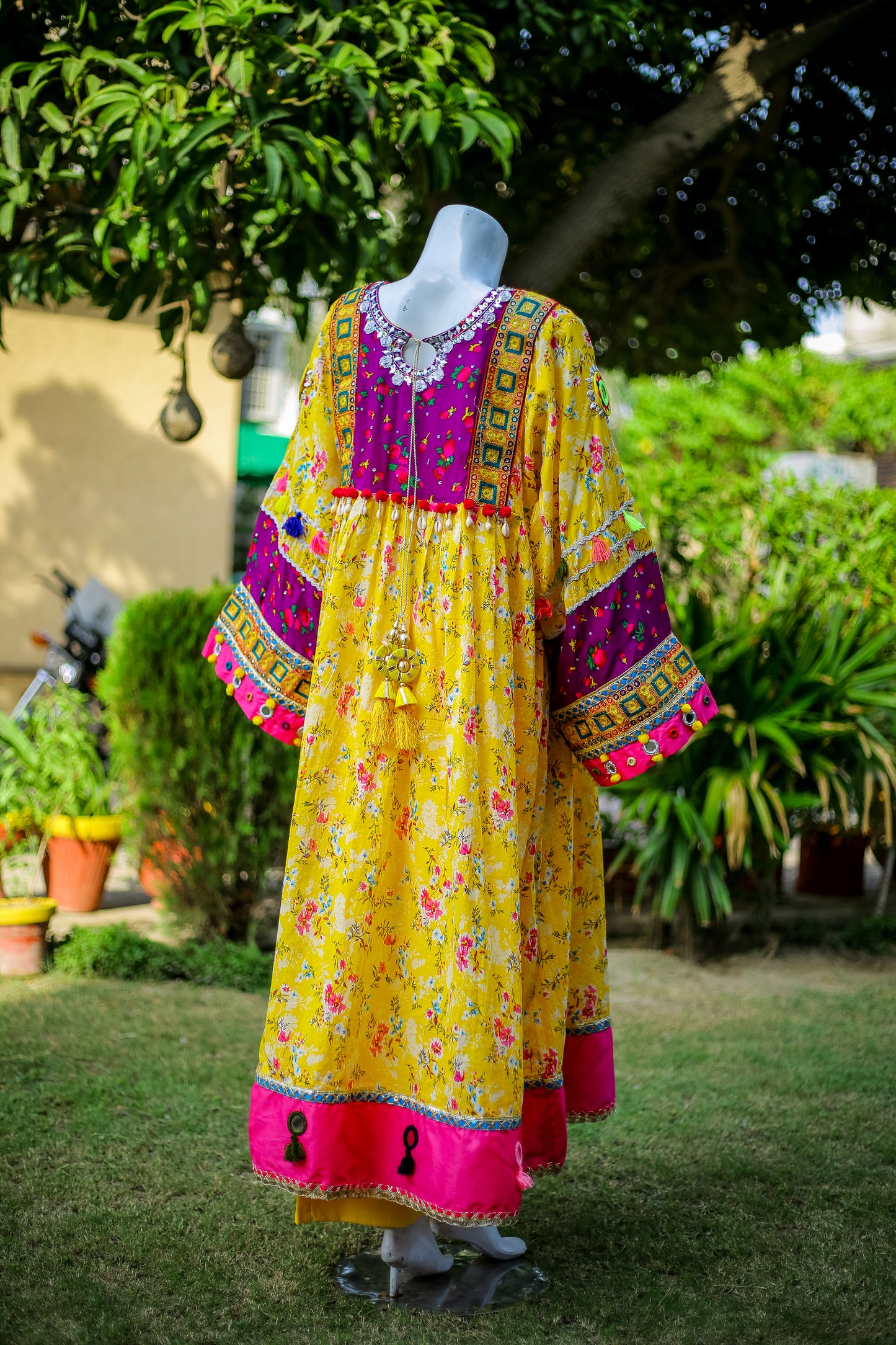 2-Piece Luxury Frock – Festive Ready-to-Wear (Cotton-Marina Blend)