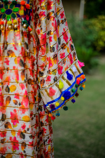 2-Piece Luxury Frock – Festive Ready-to-Wear (Cotton-Marina Blend)