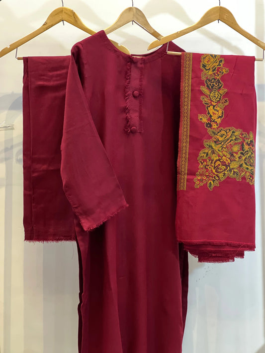 Kani Pashmina 3-Piece Suit (KNP-0002)