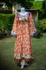 2-Piece Luxury Lawn Frock Off White Festive Ready-to-Wear Suzain's Pret