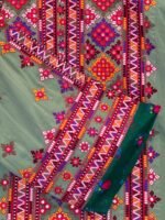 Mahrang Balochi 3-Piece Suit (MBS-0004) - Image 5