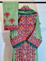 Mahrang Balochi 3-Piece Suit (MBS-0004) - Image 4