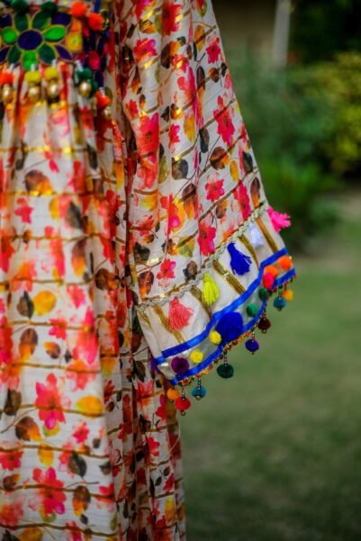 2-Piece Luxury Lawn Frock Off White Festive Ready-to-Wear Suzain's Pret