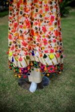 2-Piece Luxury Lawn Frock Off White Festive Ready-to-Wear Suzain's Pret