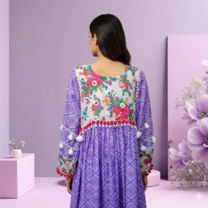 Flora Bell Afghani Luxury Frock – Lilac Embroidered Party Wear Dress Flora Bell Afghani Luxury Frock – Lilac Embroidered Party Wear Dress by Suzain's Pret