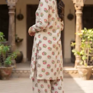 Marina Afghani Print 2-Piece Unstitched Suit – Beige Marina Afghani Print 2-Piece Unstitched Suit – Beige by Suzain's Pret